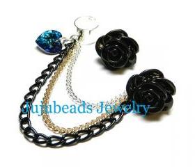 Posioned Love Ear Cuff Set